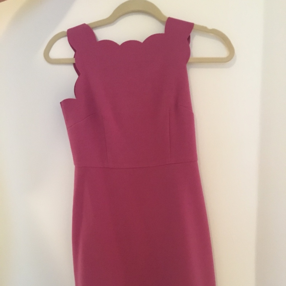 Ann Taylor Mini Scalloped Dress.